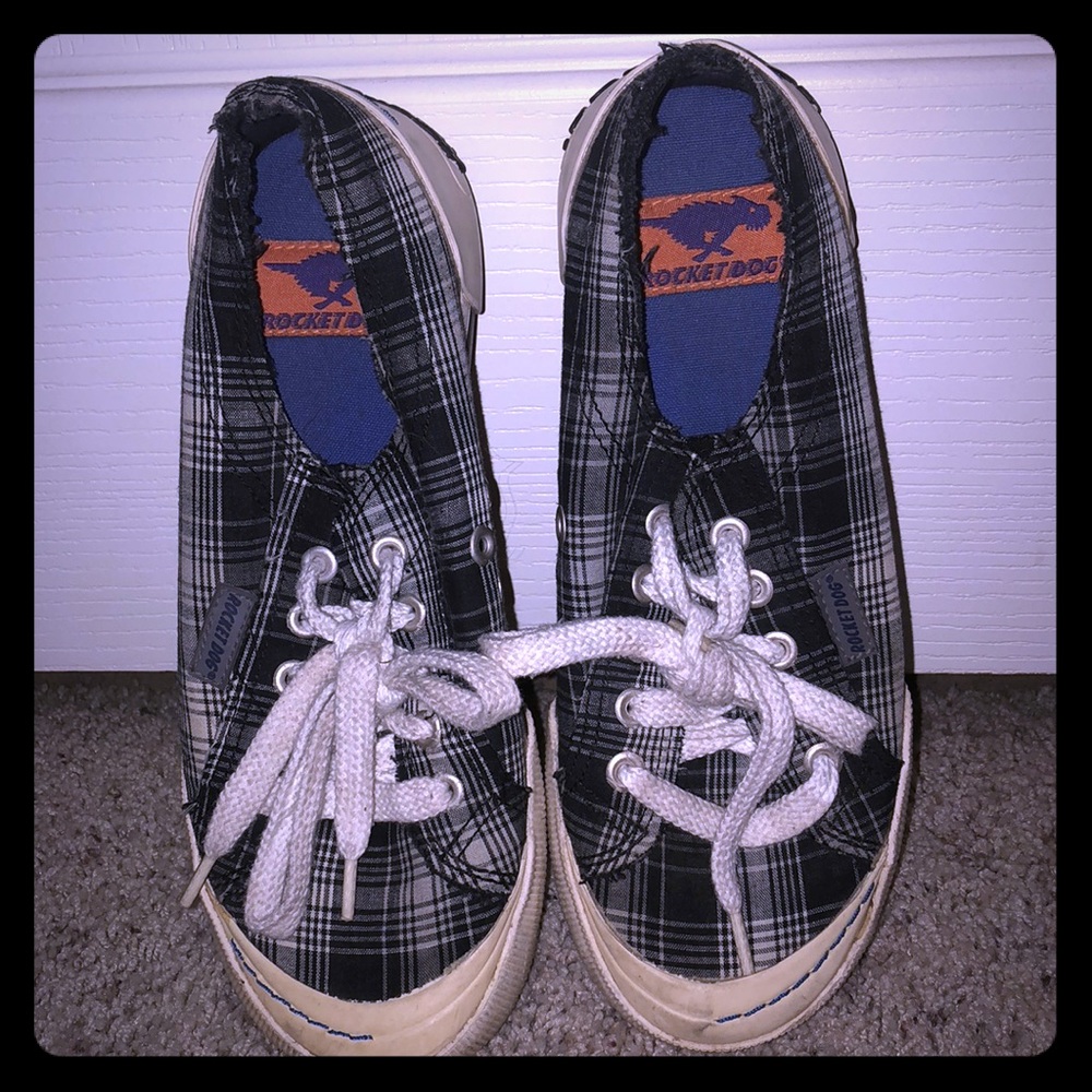 Rocketdog plaid shoes size 7